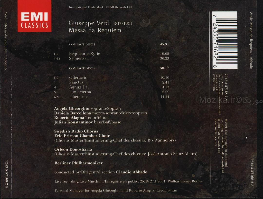 Verdi - Requiem (Abbado, Berliner)