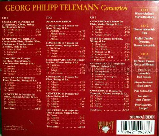Telemann - Concertos [CD#3]