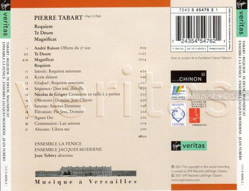 Tabart - Te Deum, Magnificat, Requiem