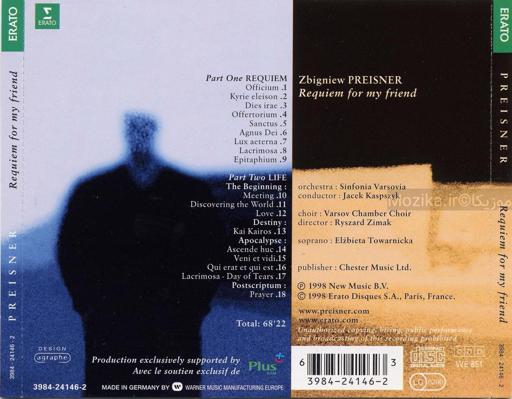 Preisner - Requiem For My Friend