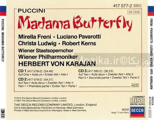 Puccini - Madama Butterfly (Freni, Pavarotti, von Karajan) (Decca 1987) [CD#1]