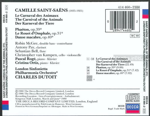 Saint Saens - Carnal des animaux