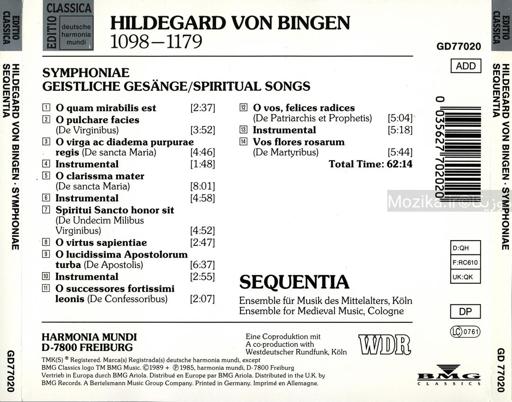 Hildegard von Bingen - Symphoniae