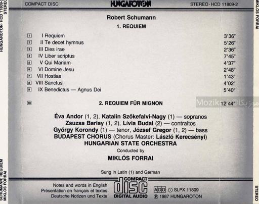 Schumann - Requiem (Forrai)