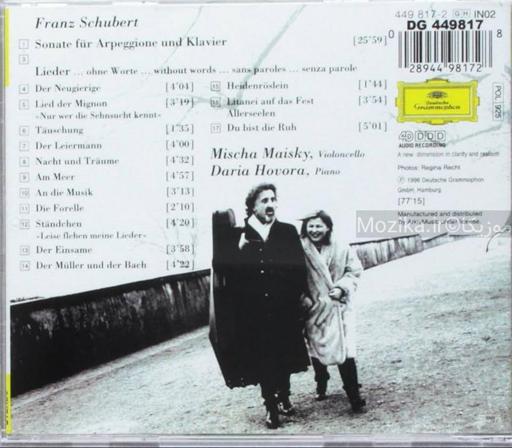 Schubert - Songs without Words (Mischa Maisky, Daria Hovora)