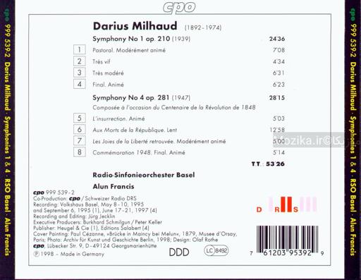 Milhaud - Symphonies [CD#1]
