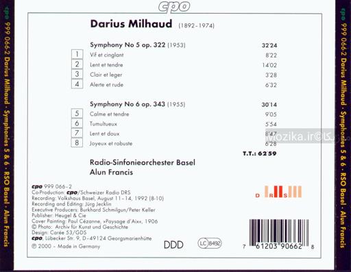 Milhaud - Symphonies [CD#3]