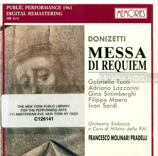 Donizetti - Messa di Requiem (Pradelli)