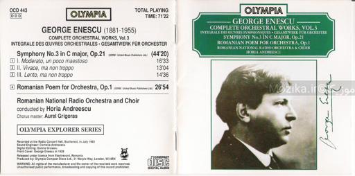 Enescu - Complete Orchestral Works, Vol.3