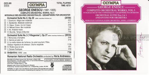 Enescu - Complete Orchestral Works, Vol.5