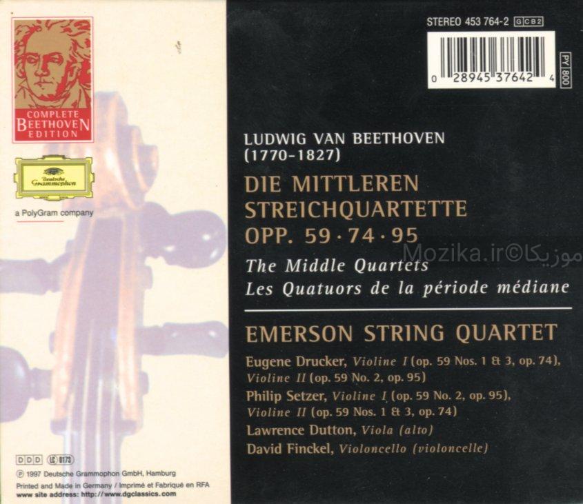 Complete Beethoven Edition v12CD01 - The Middle Quartets