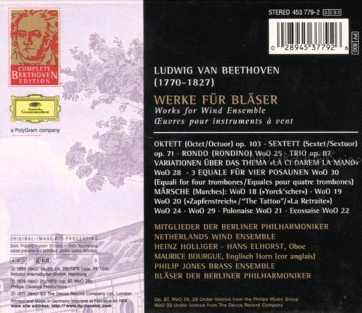 Complete Beethoven Edition v15CD02 - Wind Music