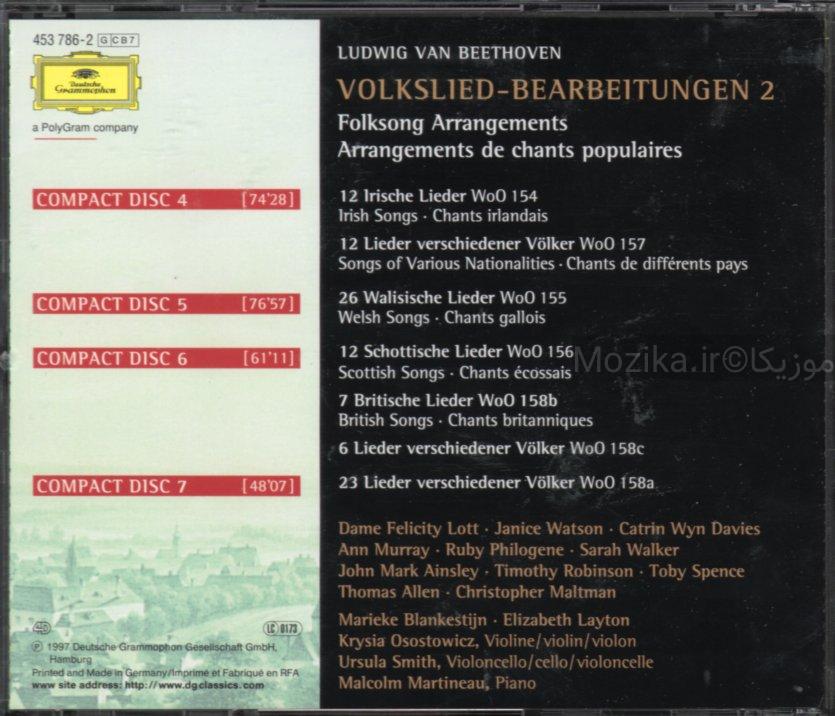 Complete Beethoven Edition v17CD01 - Folksong Arrangements