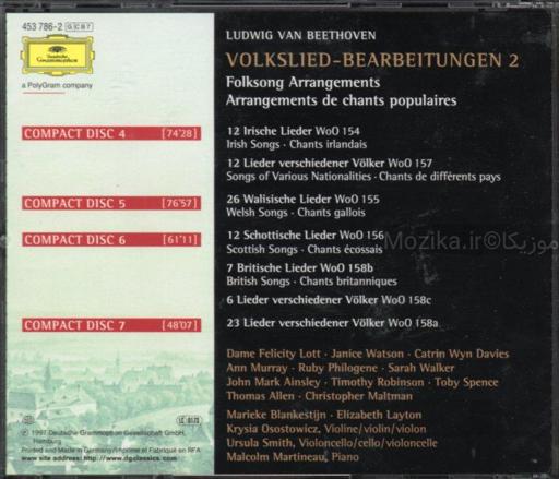 Complete Beethoven Edition v17CD01 - Folksong Arrangements