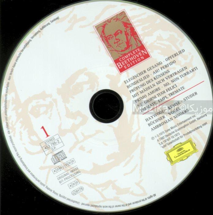 Complete Beethoven Edition v18CD01 - Secular Vocal Works