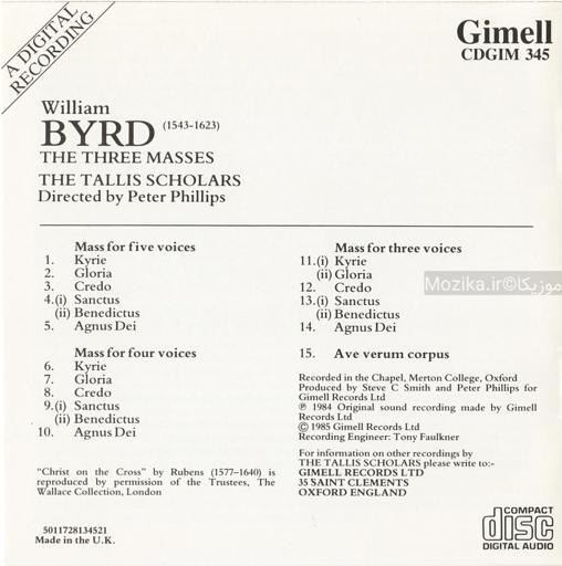 William BYRD_The Three Masses (The Tallis Scholars feat. conductor_ Peter Phillips)