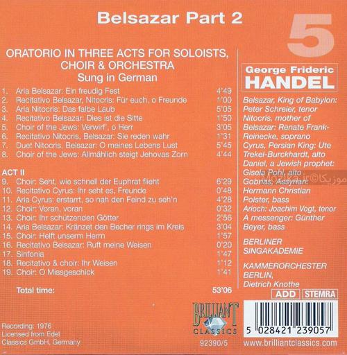 Handel - Belsazar Passion [CD#2]