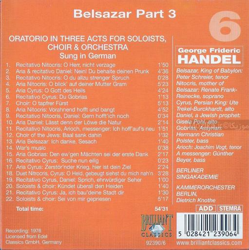 Handel - Belsazar Passion [CD#3]
