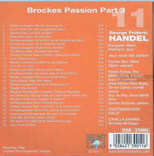 Handel - Bockes Passion [CD#3]
