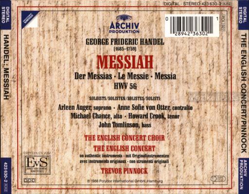 Handel - The Messiah, (Pinnock, English Concert) [CD#2]