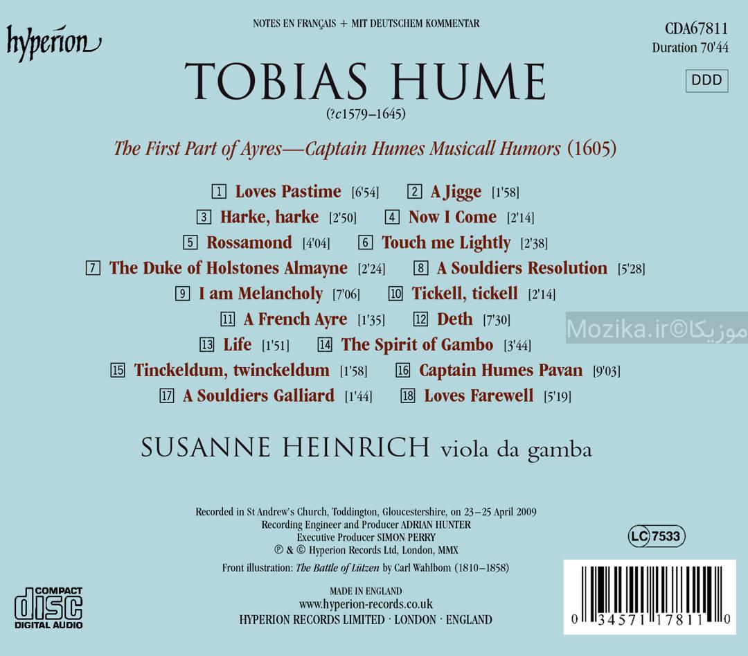 Tobias Hume - Passion and Division (Susanne Heinrich)