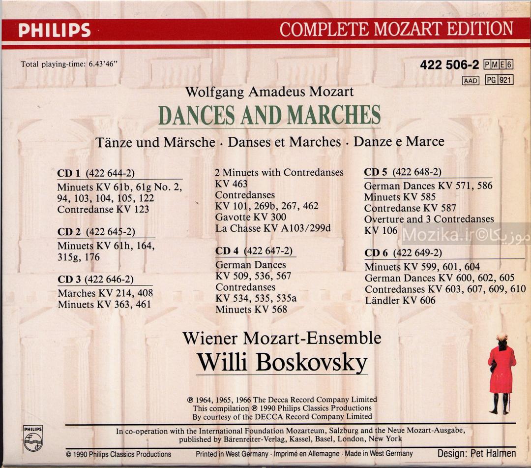 Complete Mozart Edition - v06CD03 Dances and Marches (Boskovsky)