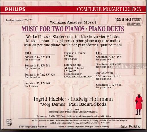 Complete Mozart Edition - v16CD02 Music for 2 pianos (Haebler, Hoffman a.o.)