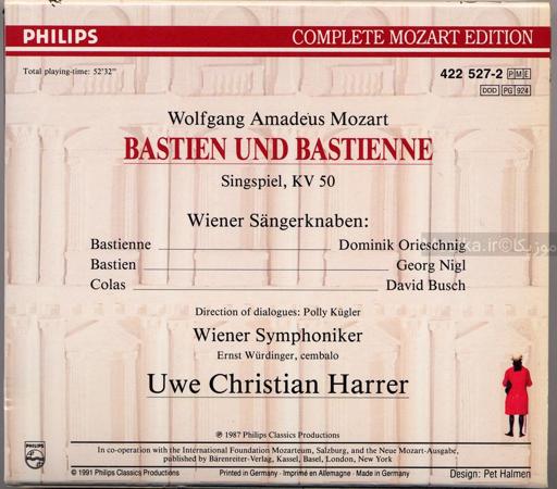 Complete Mozart Edition - v27CD01 Bastien und Bastienne (Orieschnig, Nigl, Busch cond Harrer)