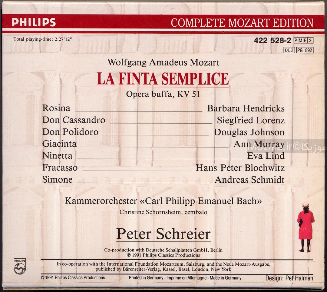 Complete Mozart Edition - v28CD02 La Finta Semplice