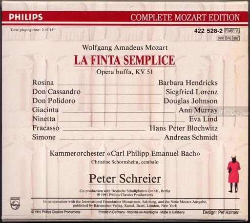 Complete Mozart Edition - v28CD02 La Finta Semplice