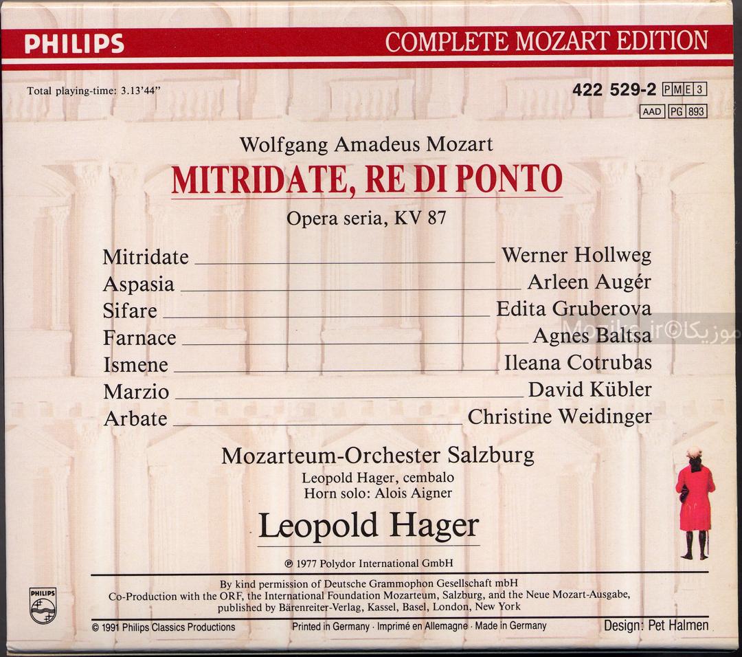 Complete Mozart Edition - v29CD02 Mitridate, Re di Ponto