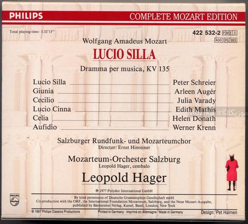 Complete Mozart Edition - v32CD01 Lucio Silla