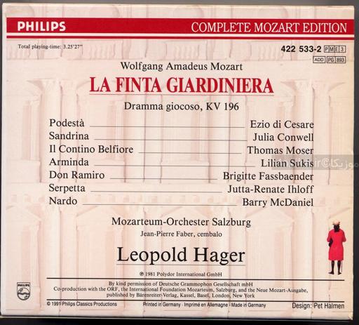 Complete Mozart Edition - v33CD01 La finta giardiniera