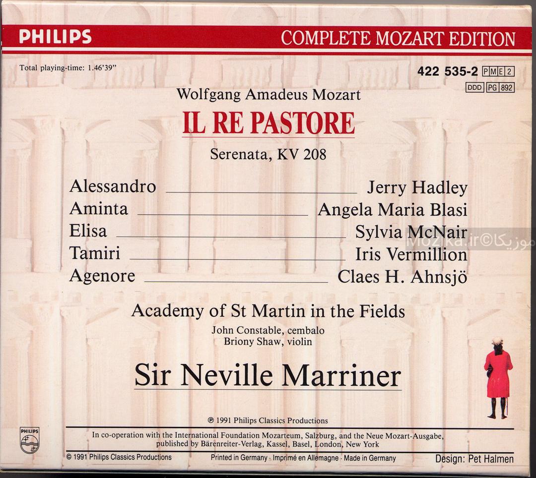 Complete Mozart Edition - v35CD01 Il Re Pastore
