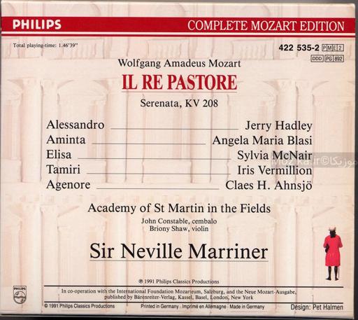 Complete Mozart Edition - v35CD01 Il Re Pastore