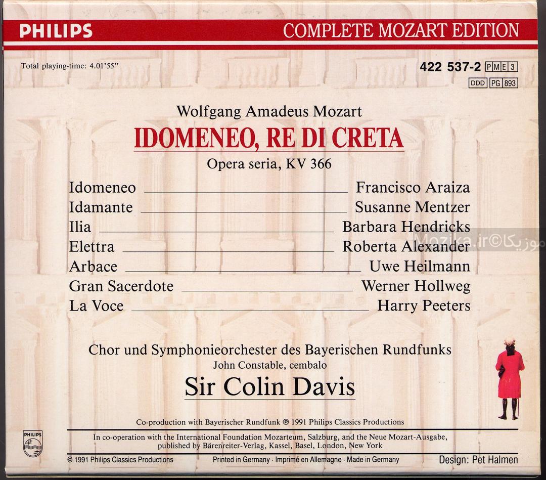 Complete Mozart Edition - v37CD02 Idomeneo