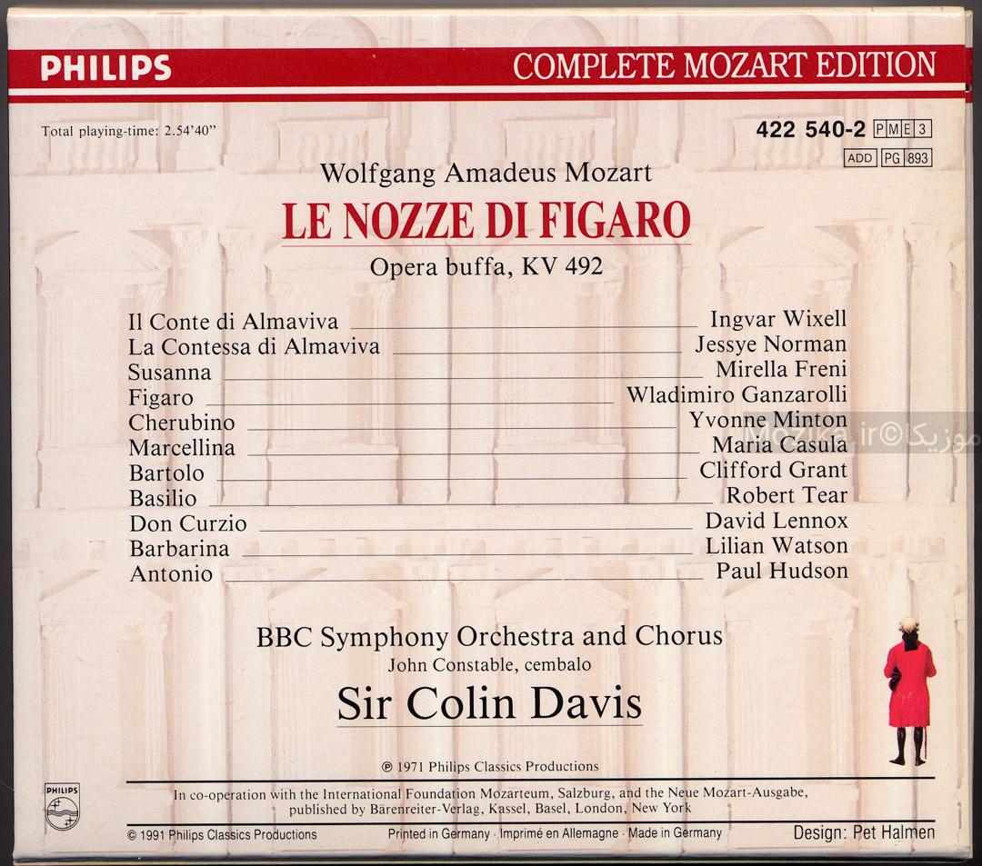 Complete Mozart Edition - v40CD03 Le nozze di Figaro