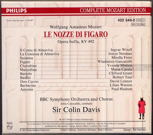 Complete Mozart Edition - v40CD03 Le nozze di Figaro