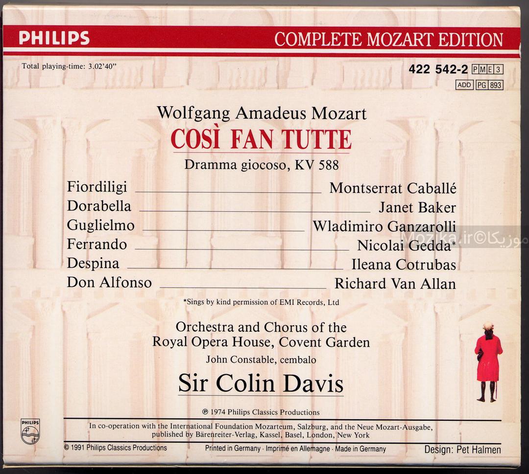 Complete Mozart Edition - v42CD01 Cosi fan tutti