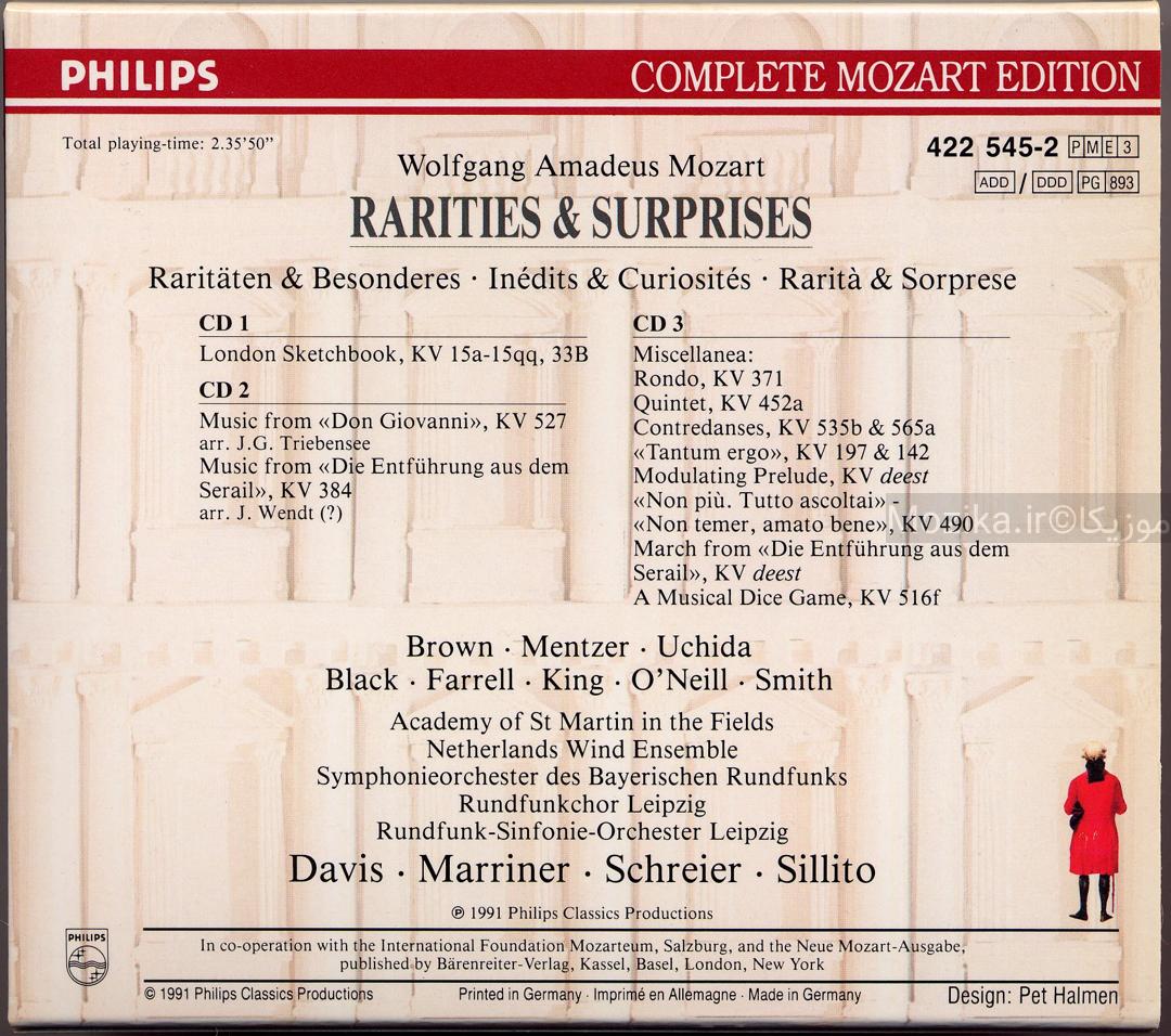 Complete Mozart Edition - v45CD03 Rarities and surprises