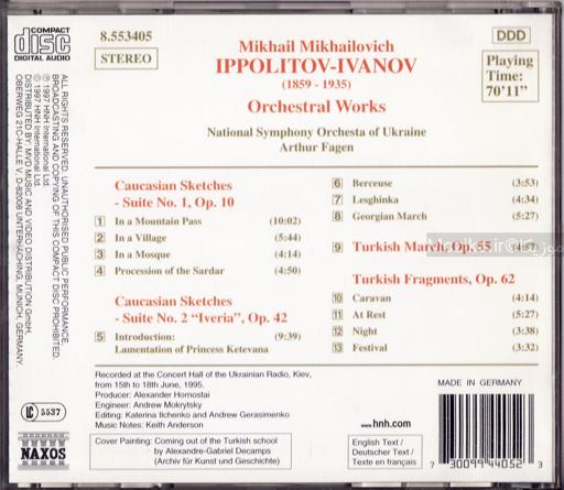 Ippolitov Ivanov - Caucasian Sketches, Plus (Stal)