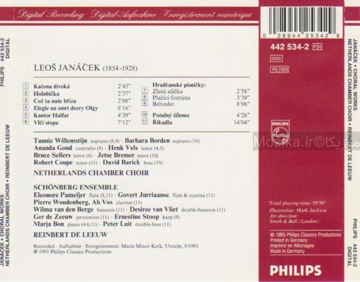 Leos Janacek - Choral Works - 1995