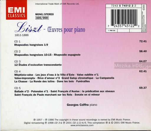 Liszt - Hungarian Rhapsodies (Geores Cziffra) [CD#1]