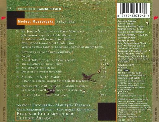 Mussorgsky - St. John's Night, Khovanshchina (BPO, Abbado)