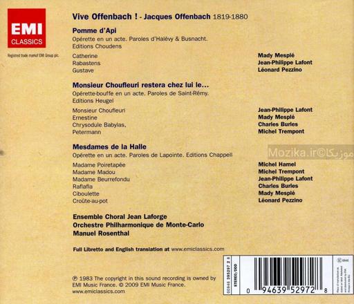 Offenbach - Pomme d'Api, Monsieur Choufleuri, Mesdames de la Halle [CD#1]