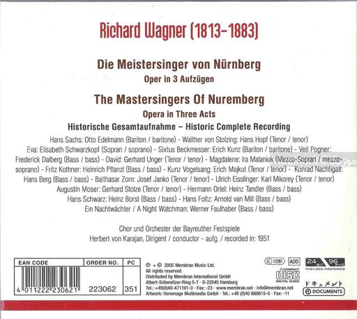 Richard Wagner - Die Meistersinger von Nürnberg [CD#1]